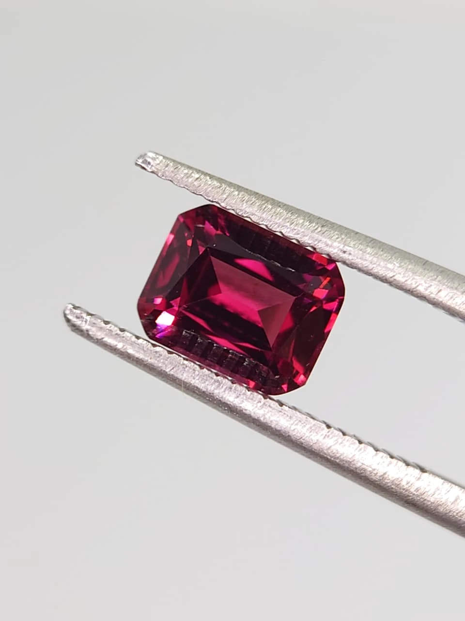 1.2ct Natural Rhodolite Garnet Loose Gemstone from Tanzania — view 1
